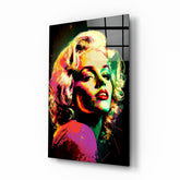 Marilyn Monroe Glass Wall Art  || Designer Collection.
